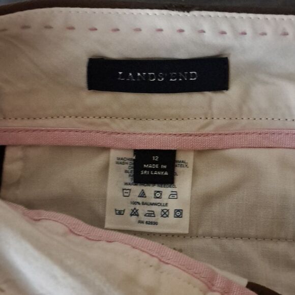 Lands' End brown pants size 12 - Picture 3 of 5
